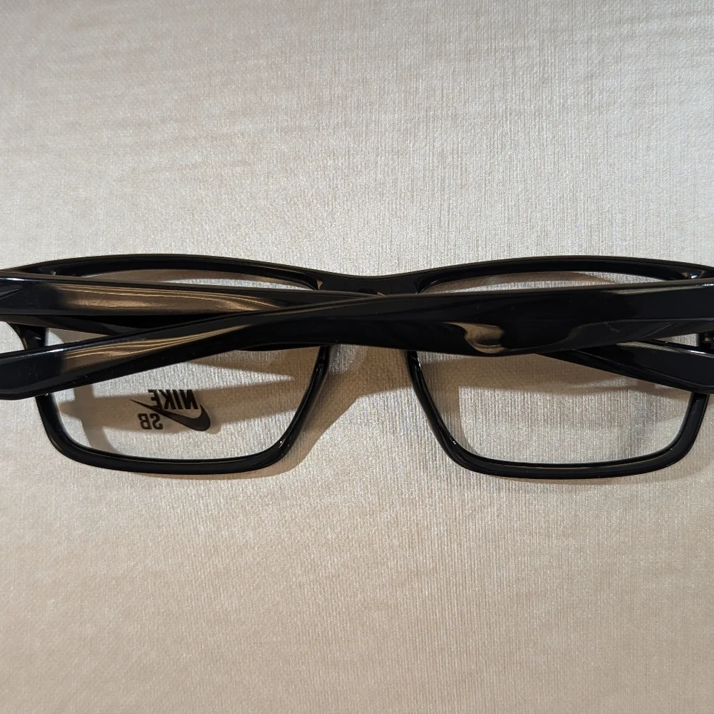Nike SkateBoard Black Eyeglasses with Glossy Finish Brand New NWT